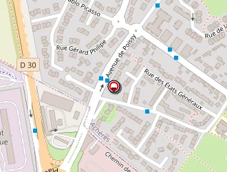 Carte de Fasthotel à Achères