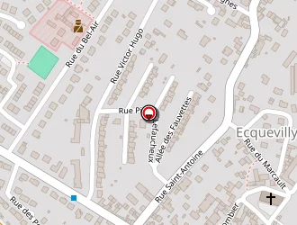 Carte de Pierre Lefaucheux à Ecquevilly