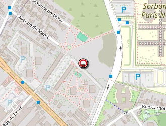 Carte de Jusmalors à Villetaneuse