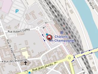 Carte de Rent A Car Lydo'loc à Châlons-en-champagne