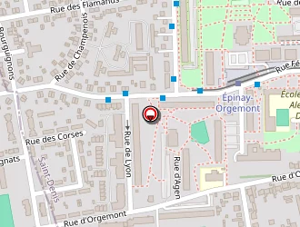 Carte de Cari-sonal à Épinay-sur-seine