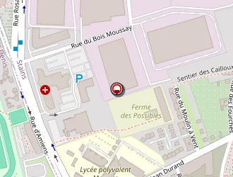 Carte de Clinique De L'estrée à Stains