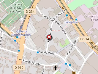 Carte de Auchan à Épinay-sur-seine