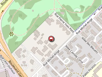 Carte de B&b Hôtel à Aulnay-sous-bois