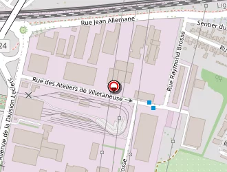 Carte de Chanet Peintures à Villetaneuse