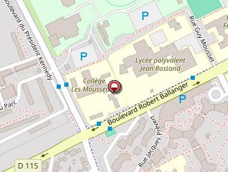 Carte de Ecole Pasteur à Villepinte