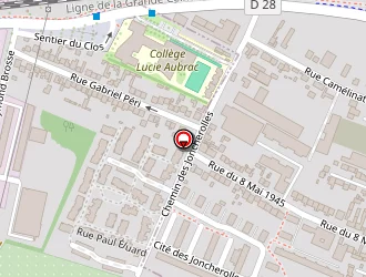 Carte de Institut De Formation Technique à Villetaneuse