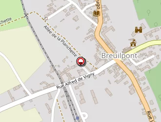 Carte de Transport Eure à Breuilpont
