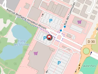 Carte de Mcdonald's à Achères