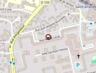 Carte de Delacroix Philippe à Saint-gratien