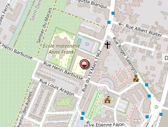 Carte de Saki Dali Elodie à Villetaneuse