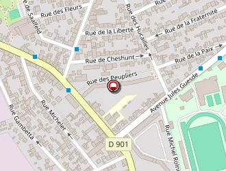 Carte de Le Bonheur à Stains