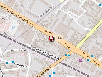 Carte de Pizza Time à Épinay-sur-seine