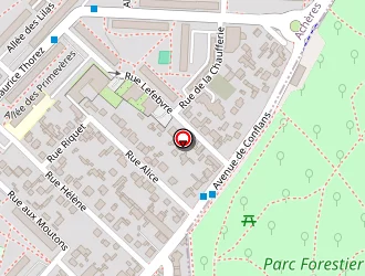 Carte de Orage à Achères