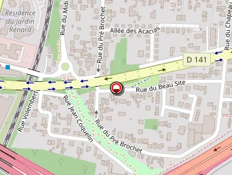 Carte de Grateau Jesson à Sannois