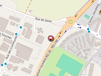 Carte de Leclerc Drive à Achères