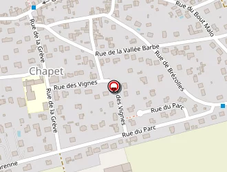 Carte de Ecole Mixte à Chapet