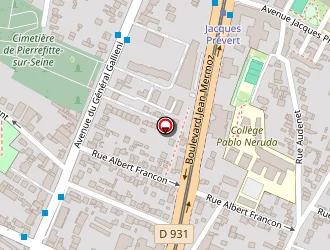 Carte de La Poste à Pierrefitte-sur-seine