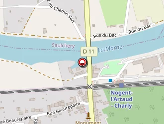 Carte de L'institut à Nogent-l'artaud