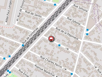 Carte de Raimbaud Marcelle à Stains