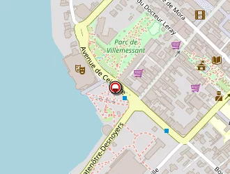 Carte de Central Park à Enghien-les-bains