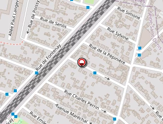 Carte de La Poste à Stains