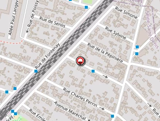 Carte de Azara à Stains