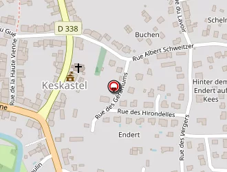 Carte de Castel à Keskastel