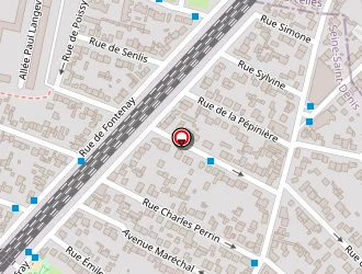 Carte de Ikrou Nadia à Stains