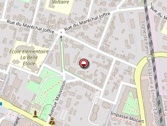 Carte de Konig Auto à Sannois