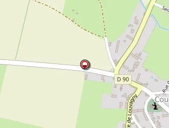 Carte de Perret Gilbert à Courcy