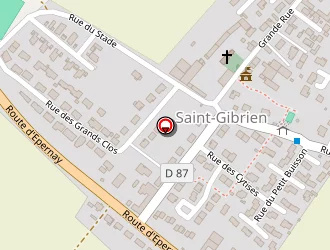 Carte de M.a.b. à Saint-gibrien