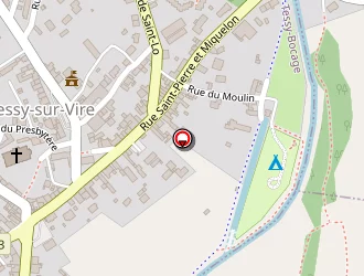 Carte de La Poste à Tessy-sur-vire