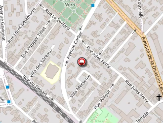 Carte de Garrel Aude à Enghien-les-bains