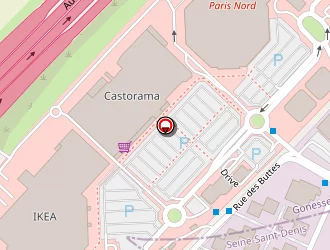 Carte de Ikea à Gonesse