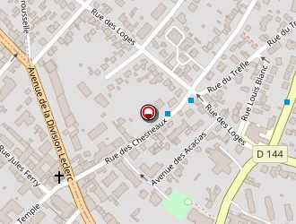 Carte de B . Fast Auto-ecole à Montmorency