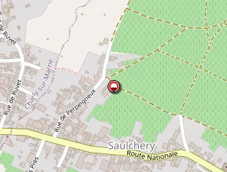 Carte de Petit Corinne à Saulchery