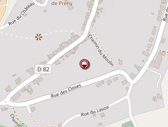 Carte de Mairie De Preny à Prény