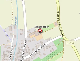 Carte de Clauss Pia à Seebach