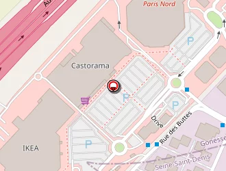 Carte de Kiabi à Gonesse