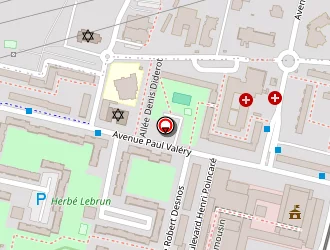 Carte de Centre Enseignement 2000 à Sarcelles