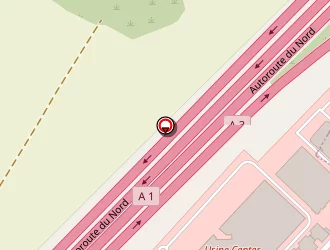 Carte de Usines Center à Gonesse