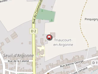 Carte de Becker Robert à Seuil-d'argonne