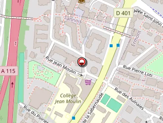 Carte de Centre Animation André Philip à Sannois