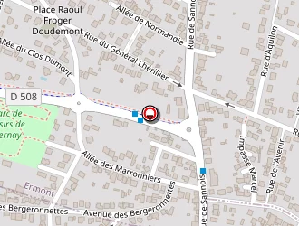 Carte de Maurice Dominique à Ermont