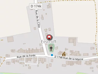 Carte de Bleymehl Jean à Erstroff