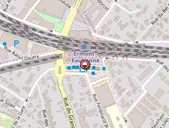 Carte de Autour Du Bureau à Ermont