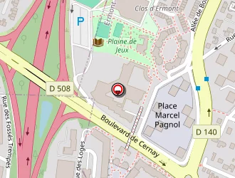 Carte de La Poste à Ermont