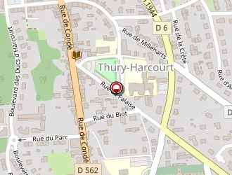 Carte de Stade Maurice Grenon à Thury-harcourt