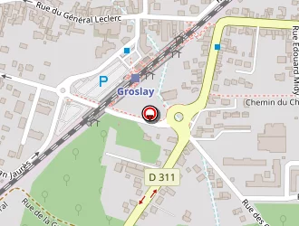 Carte de Vallois à Groslay